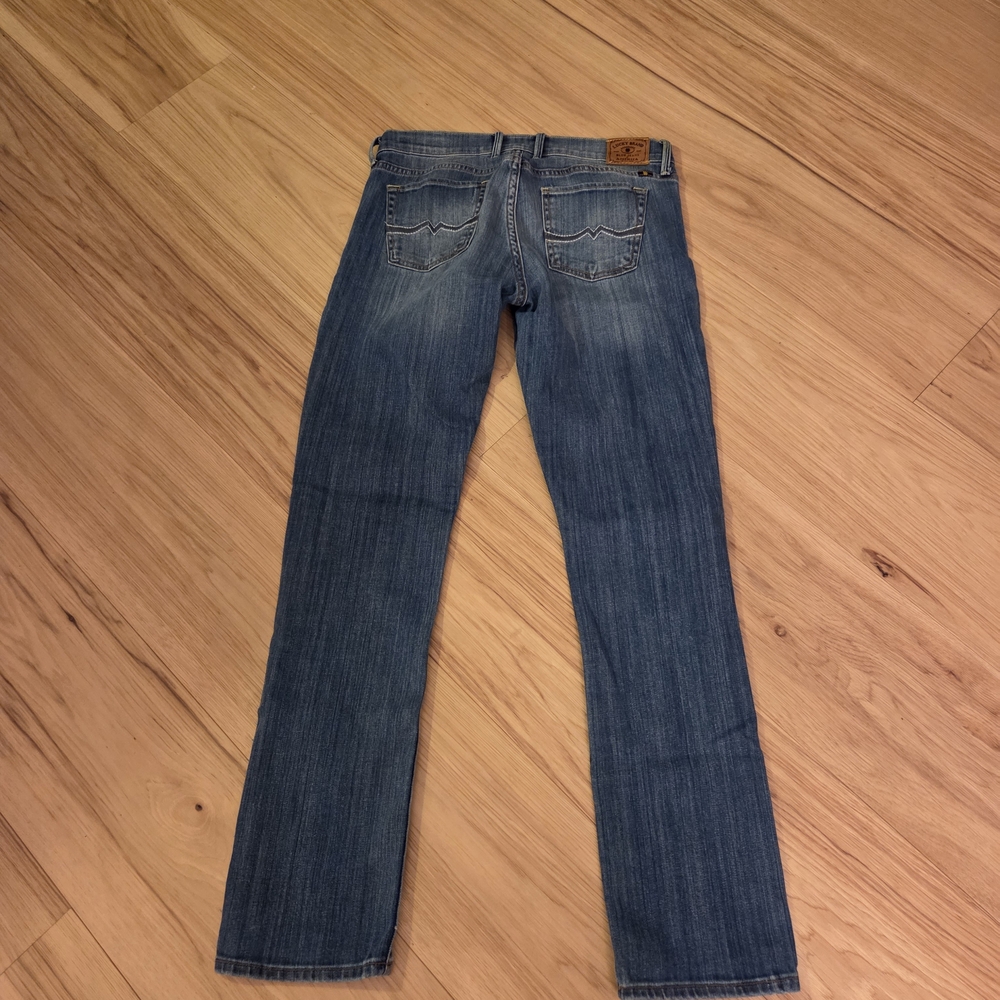 Lucky Brand Blue Straight Leg Jeans - Picture 2 of 7